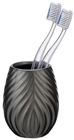 Антрацитен керамичен комплект аксесоари за баня Idro – Wenko