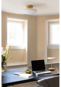 Бяла LED лампа за таван с метален абажур ø 43 cm Asteria Up - UMAGE