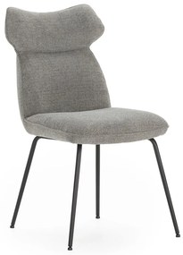 Сиви трапезни столове в комплект 2 бр. Dara – Marckeric