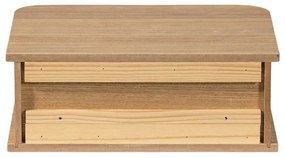 Висящо нощно шкафче от декор от бор в естествен цвят Jena – WOOOD