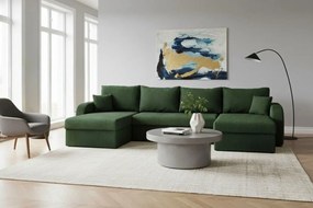 Ъглов диван Kris U-Prasino