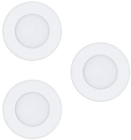 Eglo 97111 - Комплект от 3 вградени LED осветителни тела FUEVA-RW 1xLED/2,8W/230V