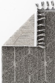 Килим Bukle 1408, цвят Сив, 80 x 200 см