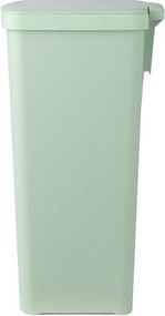 Кош за боклук с педал Brabantia StepUp 1005558, 40 л, Екологични материали, Голям отвор, Светлозелен