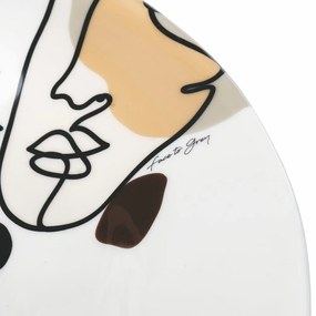 Керамична купа за салата, ø 39 cm Face to Grey - VDE Tivoli 1996