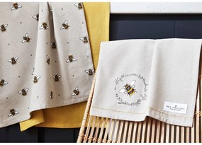 Комплект от 3 бежови и жълти памучни кухненски кърпи Bumble Bees Bumblebees - Cooksmart ®