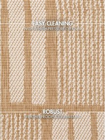 Кремав/в естествен цвят килим за открито и закрито 160x230 cm Haringey Allington – Ted Baker