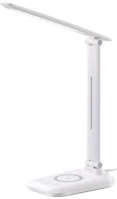 Immax 09107L - LED димируема настолна лампа с безжично зареждане QI LUMI LED/7W/230V бяла