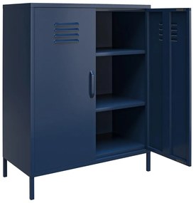 Син метален шкаф 80x102 cm Bradford - Queer Eye