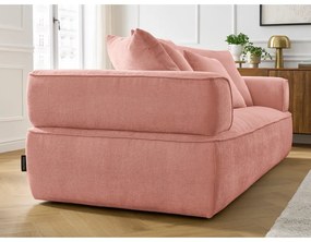 Розов шенилов диван 237 cm Whesley – Bobochic Paris