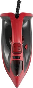 Втора ръка: Ютия Mesko MS 5031, 3000W, Керамика, Автоматично изключване, С-ма против варовик, Червен/черен