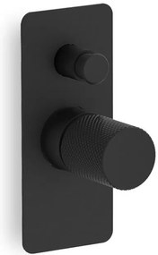 стена смесител за кран Eletta Tecno-Черен - Mat