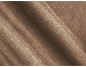 Светлокафяв кадифен сгъваем/с място за съхранение ъглов диван (десен ъгъл) Linz – Cosmopolitan Design