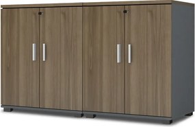 Мултифункционален шкаф Verga от меламин в бял цвят 45x40x180см.
