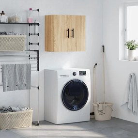 829991 vidaXL Стенен шкаф, сонома дъб, 60x31x60 см, инженерно дърво