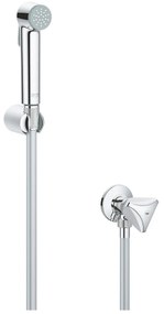 Санитарен душ 27514001, Tempesta-F, Grohe, с поставка за душ и ъглов вентил, 1 струя, хром