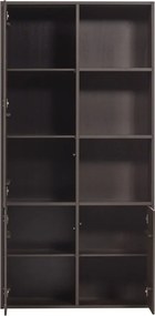 Тъмнокафяв модулен шкаф от масивен бор 108x215 cm Meggy – WOOOD