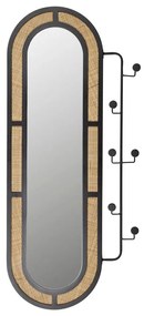Стенно огледало със закачалка 55x120 cm Aida - White Label
