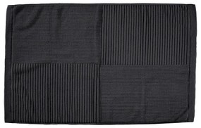 Черен килим за баня 50x80 cm Classic – Zone