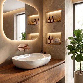 Смесител за вграждане REA Arcos Brush Copper