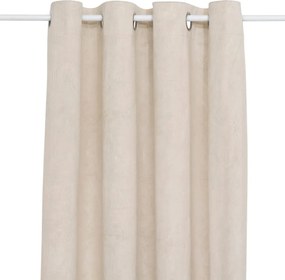 Блекаут завеса atmosphera Fujo, Кадифе, 135x260 cm - Бежов