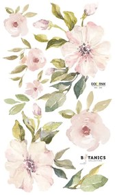 Комплект стикери за стена Botanix Pastel Magnolia L Botanic Pastel - Dekornik