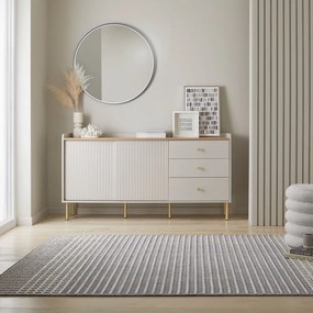 Сив килим от шенил подходящ за пране 160x240 cm Elton – Flair Rugs