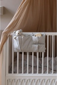 Светлосин джоб за детско легло от органичен памук 42 cm Classic Stripes Blue – Cam Cam Copenhagen