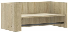 848453 vidaXL Стенен рафт, дъб сонома, 70,5x35x30,5 см, инженерно дърво