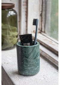 Тъмнозелена мраморна чаша за четки за зъби Marble – Mette Ditmer Denmark