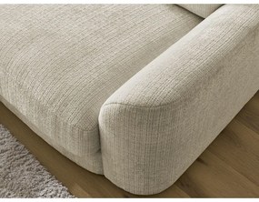 Бежов шенилов ъглов диван (ляв ъгъл) Leonore – Bobochic Paris