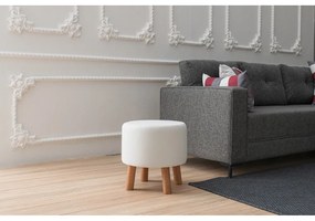 Бяла табуретка Silindir – Balcab Home