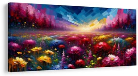 Картина на платно – Цветна поляна