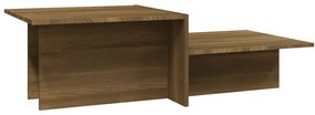 815148 vidaXL Маса за кафе, кафяв дъб, 111,5x50x33 см, инженерно дърво