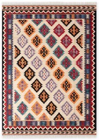 Червен двустранен ръчно изработен вълнен килим 160x230 cm Kamal Kian – Nouristan