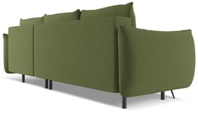 Зелен ъглов диван (десен ъгъл) Malie – Makamii