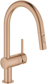 Стоящ смесител за кухня, Minta, Grohe, 32321DL2, с изтеглящ чучур