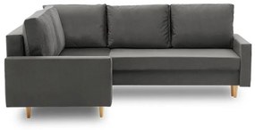 Представяме ви модерния диван TEPIS, 224x75x172,  monolith 92, лява