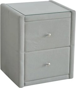 Нощно шкафче Wilton II-сив отворя