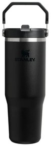 Черен термос от неръждаема стомана 890 ml IceFlow™ Flip Straw 2.0 Tumbler Black – Stanley