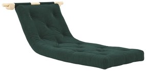 Тъмнозелено кресло от рипсено кадифе Hooked – Karup Design