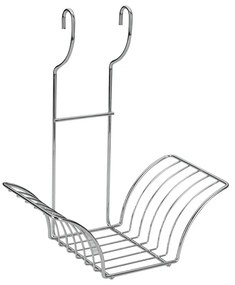 Висяща поставка за капаци от хромирана стомана Lonardo – Metaltex