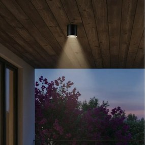 Ideal Lux - Външно точково осветително тяло GUN 1xGU10/28W/230V IP44 черно