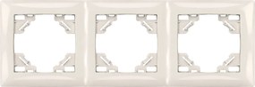 Тройна рамка за контакти OSTE JNH015-3F Beige