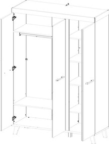 Гардероб Усмивка Тридверен