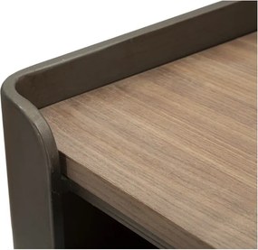 Кафява маса за телевизор от масивна ела 150x58 cm Toronto – Mauro Ferretti