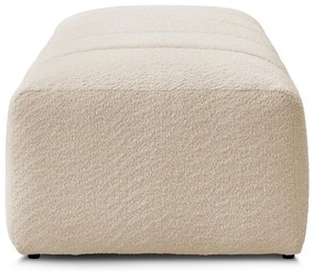 Бежова табуретка от прежда с примки от букле Annecy – Bobochic Paris