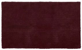 Изтривалка за баня в цвят бордо 100x60 cm Riva - Tiseco Home Studio