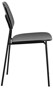 Черен трапезен стол Monza - Bloomingville