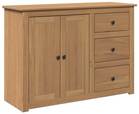 4016385 vidaXL Сайдборд с чекмеджета "Panama", 112x40x80 см, бор масив